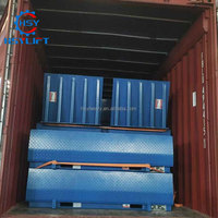8t 10t 12t 15t Dock Leveler Stasioner untuk Memuat dan Membongkar Truk, Ramp Dock Tetap