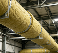 Panneau d'isolation en laine de roche haute densité ASTM C612, fabrication directe d'usine, panneau thermique ignifuge Huali