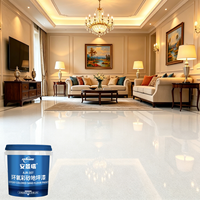 Peinture de sol en sable coloré époxy DIY, couleurs personnalisées, faible teneur en COV, inodore, pour chambre d'hôtes, salon, solution antidérapante pour intérieur