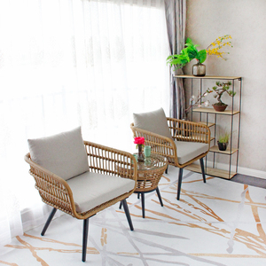Hot Selling Garden Furniture Lounge Set Villa Leisure Pe <b>rattan</b> Aluminum Alloy <b>Sofa</b> Outdoor Lounge Sectional <b>Sofa</b> Furniture Set - Product Image 5