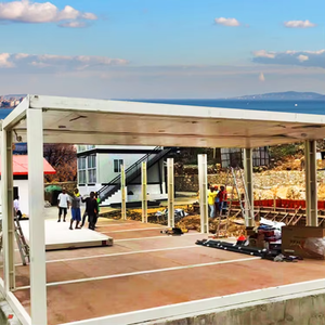 Estructura de Acero Modular de Excelente Calidad, Panel Sándwich de 20 Pies, Hotel Moderno, Campamento Remoto, Oficina, Edificio Prefabricado para Almacenes - Product Image 4