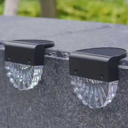 Lampada solare impermeabile per esterni illuminazione che cambia colore 2 modalità luce a LED Sesnor decorazione del giardino gradini solari per pareti luce per recinzione