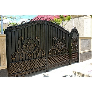 Ống Mạ Kẽm Có Thể Điều Chỉnh Thiết Kế Cổng Cắt Laser Trượt Tại Nhà Hiện Đại Cho Gia Đình Trong Ống Vuông - Product Image 3