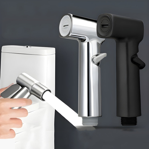 Functional High Water Pressure Black Chrome Grey <strong>Shower</strong> <strong>Spray</strong> <strong>Bidet</strong> Rinsing <strong>Bidet</strong> Sprayer - Product Image 2