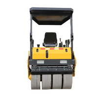 LANDER LDYL-350 Compacteur à rouleaux vibrants à double tambour Compacteur de route asphaltée à conducteur marchant Puissance de creusement élevée