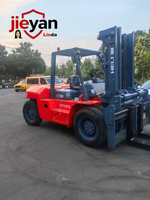Vente directe d'usine Hefei, chariot élévateur Heli CPCD100 d'occasion, 10 tonnes, chariots élévateurs Heli d'occasion, haute qualité, chariot élévateur Heli 10 tonnes d'occasion