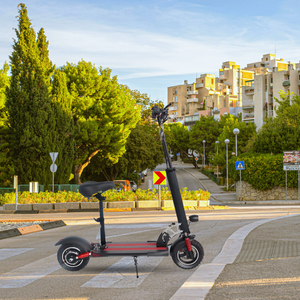 Trottinette pliable en aluminium pour adultes, vitesse 35 km/h, moteur brushless 350 W, batterie lithium 10 Ah, pour trajets urbains, shopping et voyages, T10 Fold T10 - Product Image 5