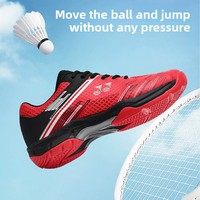 Zapatos de Bádminton Personalizados Premium para Hombre y Mujer, Diseño Transpirable con Absorción de Impactos, Antideslizantes, Resistentes al Desgaste, Zapatos Profesionales