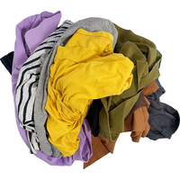 Chiffons d'essuyage industriels en coton 25kg, colorés, 99,9% coton, pour nettoyage marin et t-shirts
