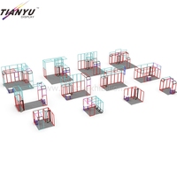 Système mural modulaire portable TIANYU avancé, architecture d'exposition durable conçue pour un impact graphique grand format