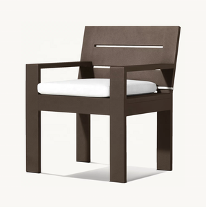 Muebles de exterior sasánida, los juegos de patio y jardín más populares, Hotel Resort, exterior, <span class=keywords><strong>Marbella</strong></span>, juego de comedor de bronce y aluminio - Product Image 3