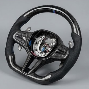 Volante OEM de 3 radios y 40 mm para GR Supra A90/A91 MK5 con fibra de carbono, Plug and Play - Product Image 2