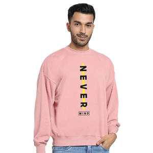 Jersey de cuello redondo con logotipo personalizado de algodón 100% de alta calidad, sudadera de gran tamaño para hombre, ropa de invierno, sudadera para hombre - Product Image 1
