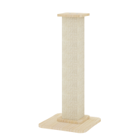 Jouet de meubles interactifs pour chat griffoir en bois pour chat grand griffoir en sisal pour chats et chatons