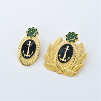Pin Bros Logam Berkualitas Tinggi Logo Kustom Pabrik, Lencana Pin Kerah Pakistan, Patch Lencana Bahu untuk Seragam Petugas Blazer