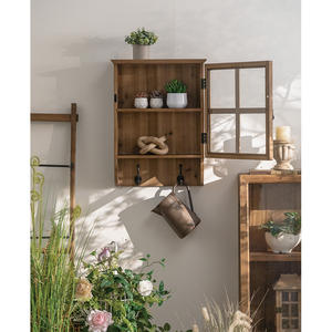 <strong>Rustic</strong> Simple Farmhouse Wall Mounted Shelves, Floating Wall Decor Wooden <strong>Shelving</strong> for Bedroom, Bathroom, Kitchen, <strong>Corner</strong> - Product Image 4