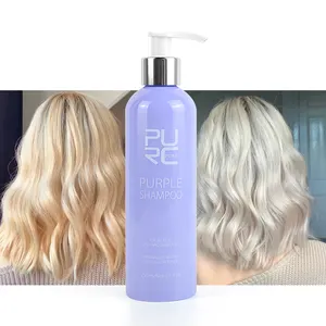 Venta al por mayor Best Purple Shampoo Silver Shampoo No Yellow Toning Purple Shampoo