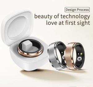 R5 스마트 링 티타늄 BT 스마트 링 남성 여성 커플 전화 피트니스 수면 건강 추적기 모니터 동기화 APP EcTri - Product Image 5