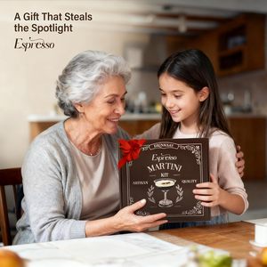 Kit Cadeau Espresso Martini - Ensemble d'outils de bar en cristal avec doseur, mélange de café premium et 6 plantes botaniques naturelles pour la préparation de cocktails - Product Image 6