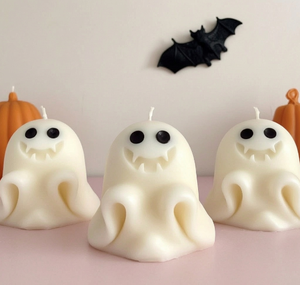 Bougie parfumée en forme de fantôme LANJO pour Halloween, bougie parfumée artisanale créative, cadeau d'ambiance pour les ventes transfrontalières - Product Image 1