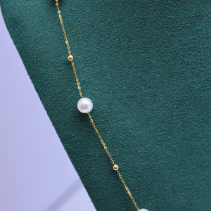 Zhuji <b>Edison</b> 11-12mm White Round S925 Silver Pendant Necklace Strong <b>Light</b> Fine Flaws Elegant and Durable - Product Image 3