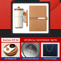 Ensemble Cadeau de Voyage de Luxe Personnalisé en Cuir pour Entreprises : Porte-Passeport, Étiquette de Bagage, Carnet de Voyage, Stylo et Coffret Cadeau