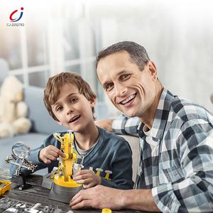 教育科学ステムキットDIY組み立て220個ブロックセット油圧マニプレータ玩具ロボットアーム - Product Image 5