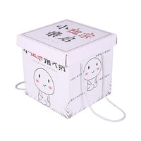 ODM OEM boîte cadeau ondulée pliable en coton de grande capacité taille personnalisée couleur dossier d'impression en relief pour l'emballage des cadeaux