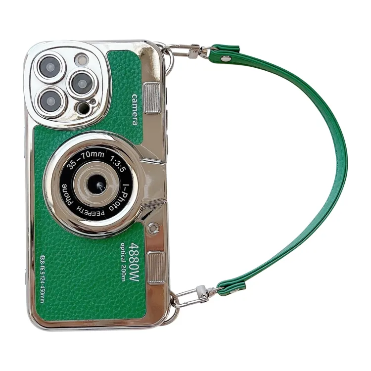 2023 new fashion Simple comfortable and easy to carry For iPhone 14 Camera Style Phone Case(Green)