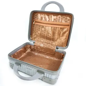 Seyahat saklama çantası arabası bagaj taşınabilir organizatör Mini bavul ambalaj kutusu ABS bagaj seyahat çantaları