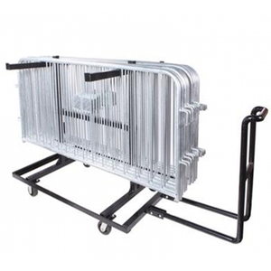 Pannello di recinzione temporanea a incastro rapido in acciaio antiruggine per impieghi gravosi da 1,1 m per il controllo della folla, fornitura diretta dalla fabbrica - Product Image 1