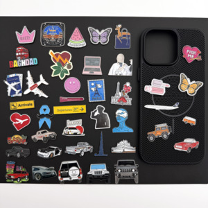 Saudi tùy chỉnh <span class=keywords><strong>Pin</strong></span> Maker logo nhà sản xuất kim loại Sticker <span class=keywords><strong>Pin</strong></span> kim loại ve áo men pins cho điện thoại di động vỏ điện thoại - Product Image 1