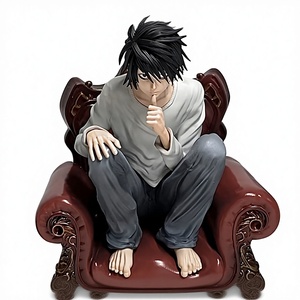 Figura de PVC de Death Note, Versión China, <span class=keywords><strong>L</strong></span> Lawliet, Modelo de Adorno, Muñeco en Pose de Sentado en el Sofá, GK - Product Image 1