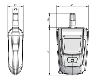 FS6830 DS705-2M-19 Mini IoT trafik ışığı kontrol kutusu kilidi-yetkili e-anahtar erişimi ile dijital elektronik tuş kilidi - Product Image 4
