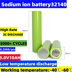 แบตเตอรี่โซเดียมไอออน Na Ion 18C 30C 30Wh 32140 33140 3.0V 10Ah เซลล์แบตเตอรี่โซเดียมไอออนสำหรับชุดแบตเตอรี่ 12V สำหรับรถยนต์นั่งส่วนบุคคล - Product Image 2