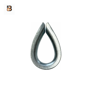 DIN3090 Metric Galvanized Wire Rope Thimble 4-60mm Heart Ring Eye Protector Cable Sling Marine Mooring Shandong BeiFan - Product Image 2