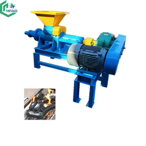 Compressed charcoal wood bamboo sawdust briquette extruder charcoal making machine