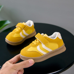 <span class=keywords><strong>Scarpe</strong></span> da ginnastica per bambini con suola morbida e chiusura a strappo, nuove collezioni autunno 2026, tomaia in pelle, per bambini da 1 a 6 anni - Product Image 3