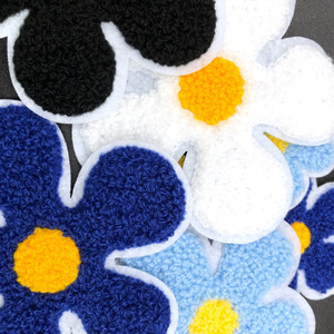 Offre Spéciale <span class=keywords><strong>Marguerite</strong></span> Fleur Personnalisé Fait Personnalisé Pas Cher Broderie Chenille Patches - Product Image 3