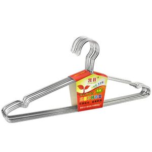 Stainless Steel Clothes <b>Hanger</b> 4.0mm Solid Non Slip Rectangle Hook Type Coat <b>Hanger</b> For Clothes Drying Rack - Product Image 3