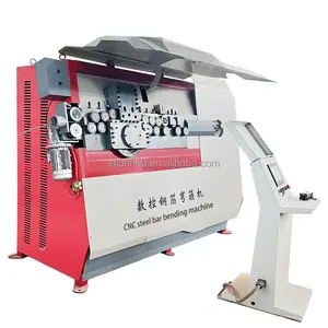 Cintreuse automatique de barres d'armature en fil d'acier CNC 2D et cintreuse d'étrier avec composant de noyau de moteur neuf