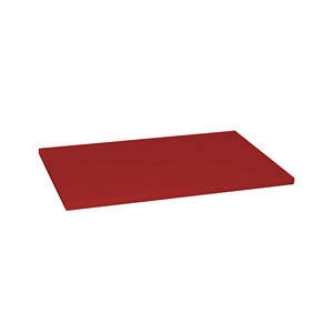 Planche à découper en polyéthylène rouge 40 × 30 × 2 h cm - Product Image 1