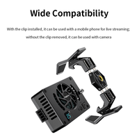 Radiateur de téléphone portable professionnel avec puce de refroidissement à double semi-conducteur, pour la diffusion en direct de jeux mobiles