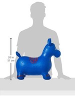Jouet animal gonflable en PVC pour enfants, cheval sauteur