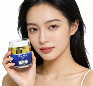 Produit de soin de la <span class=keywords><strong>peau</strong></span>, crème à la niacinamide, hydratante, <span class=keywords><strong>anti</strong></span>-rides, raffermissante, réparatrice, crème pour le visage Blue Nila pour tous types de <span class=keywords><strong>peau</strong></span> - Product Image 3