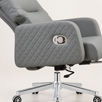 Chaise de bureau inclinable avec repose-pieds, chaise de direction ergonomique moderne
