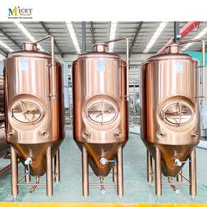 MICET 500L 800L Cerveja Artesanal Fermentação Tanque SUS304 Material Electroplate Rose Gold Cor Isobaric Beer Fermentador Cobre Unitank - Product Image 3