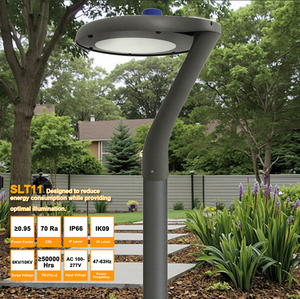 Nhôm thép cực dẫn đèn vườn cho ngoài trời IP65/66 AC <span class=keywords><strong>Power</strong></span> 30W 50W 60W 90W cho bài ánh sáng hàng đầu trong khu vực đậu xe bãi - Product Image 1