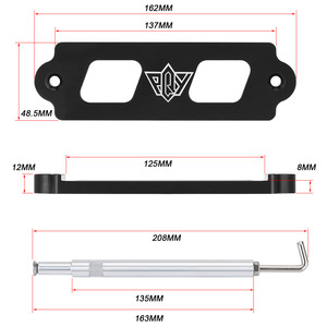 ชุดยึดแบตเตอรี่ Poyracing สแตนเลสสำหรับฮอนด้า ซีวิค CRX S2000 อาคูรา อินเทกร้า RSX - Product Image 4