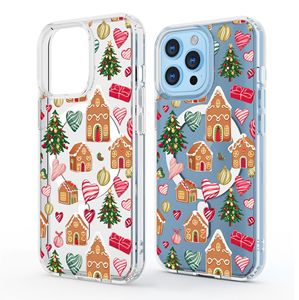 Funda Magnética para Teléfono Móvil con Diseño de Casa de Árbol de Navidad, Transparente, de PC/TPU 2 en 1, para <span class=keywords><strong>iPhone</strong></span> 15/16/17 Pro Max - Product Image 5